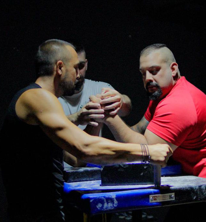 dimitris fokas armwrestling 86