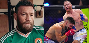 conor mcgregor justin gaethje fight small