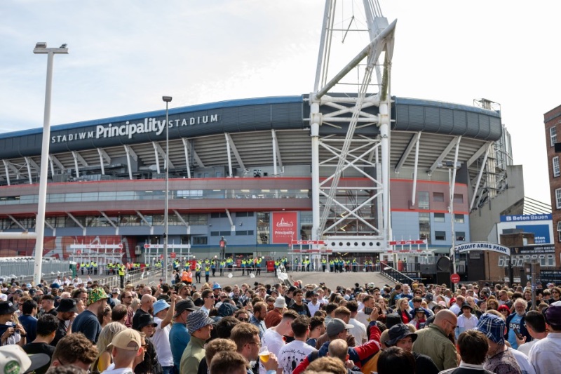 general view principality stadium ahead 1007573962