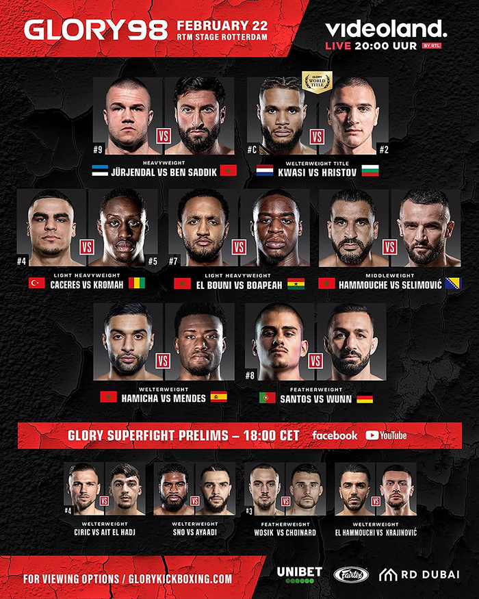 glory 98 fightcard