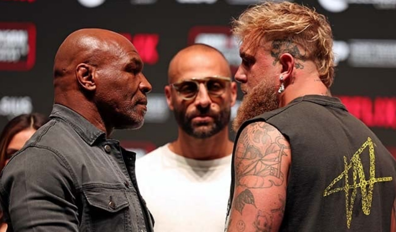 mike tyson jake paul staredown 3