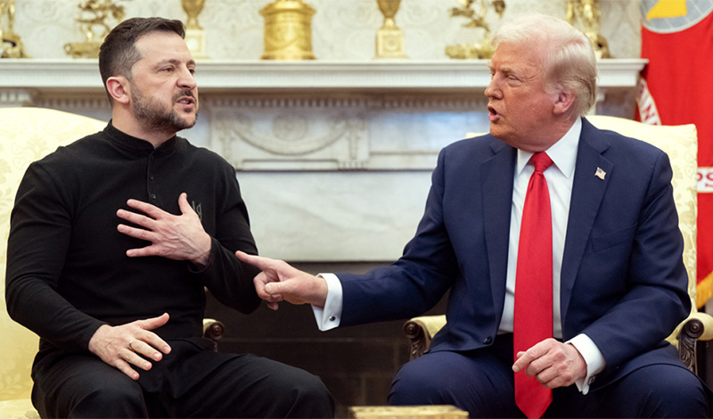 Ζελένσκι και Τράμπ στον Οβάλ γραφείο