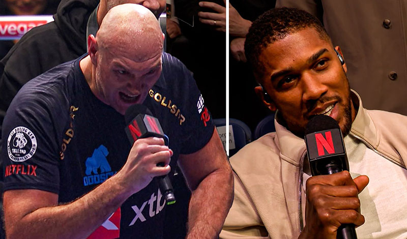 anthony joshua tyson fury foto