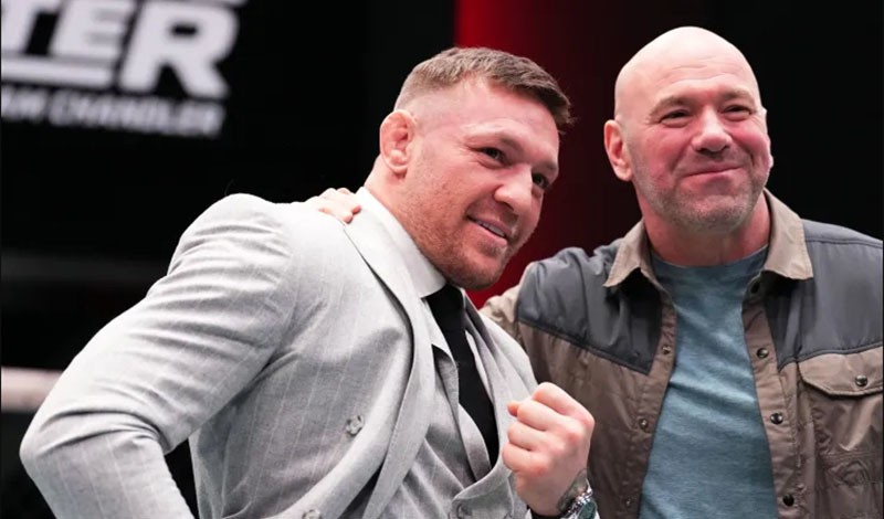 dana white conor mcgregor foto