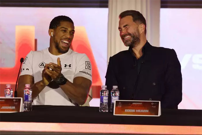 eddie hearn anthony joshua 3