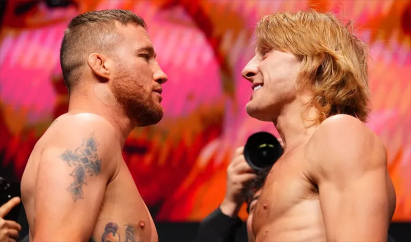 gaethje pimblett staredown