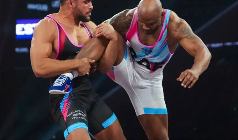 stephen thompson yoel romero wrestling