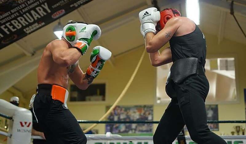 conor mcgregor boxing sparring 2024