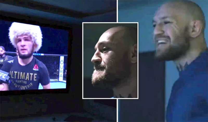 conor mcgregor reaction nurmagomedov