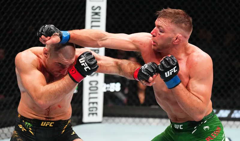 dricus du plessis sean strickland ufc 297 fight video