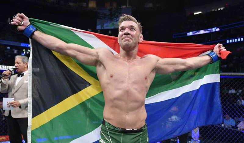 dricus du plessis south africa