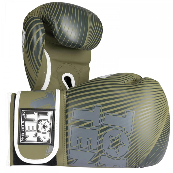 γάντια πυγμαχίας top ten vectory σε πράσινο χρώμα
