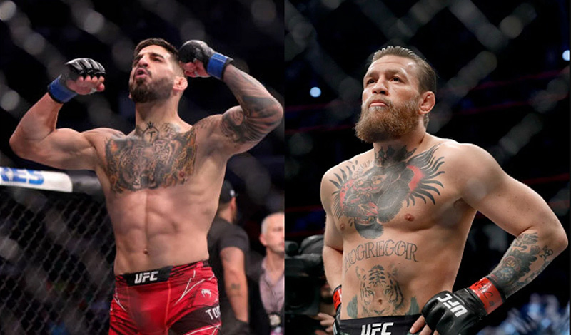 &Omicron; Ilia topuria &theta;έ&lambda;&epsilon;&iota; conor mcgregor &mu;&epsilon;&tau;ά &tau;&omicron;&nu; Alexander Volkanovski