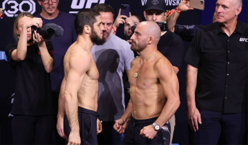 islam makhachev vs alexander volkanovski ufc 284 fight