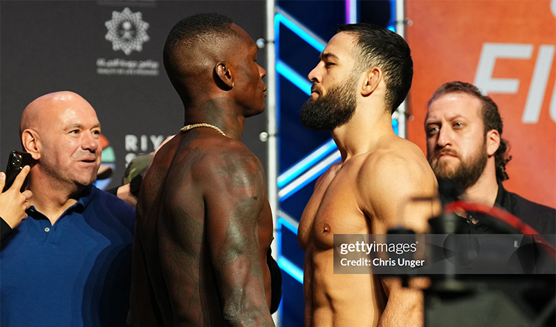 adesanya imanov ufc saudi arabia