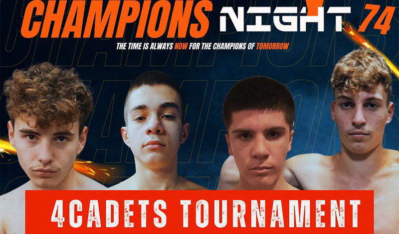 champions night 74 cadets tetrada