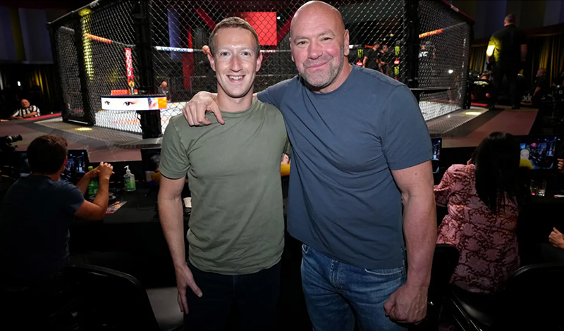 dana white mark zuckerberg
