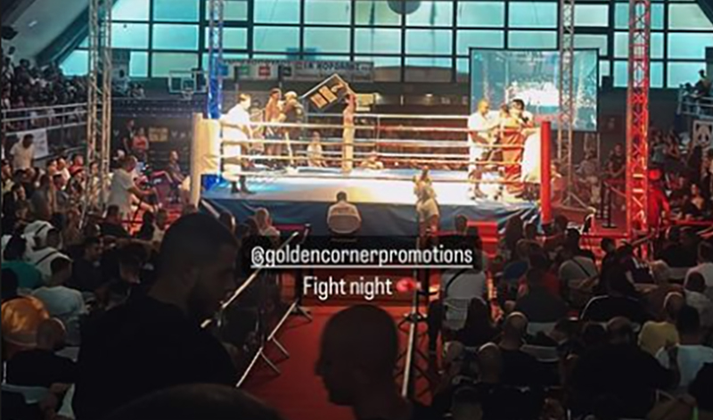 τα αποτελέσματα του golden corner boxing show