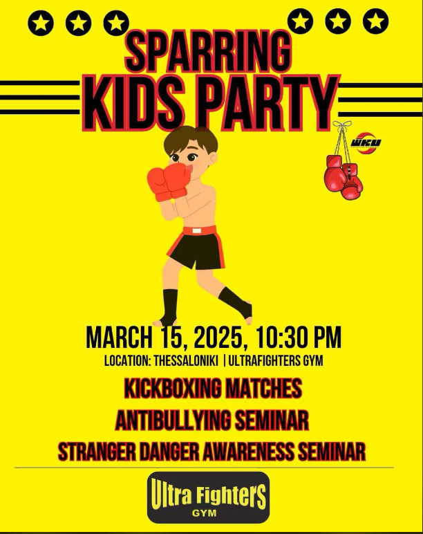sparring kids party 0