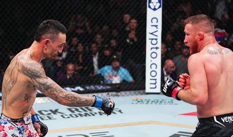 max holloway justin gaethje 200