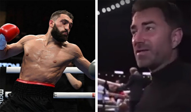 nika sekhniashvili eddie hearn 1
