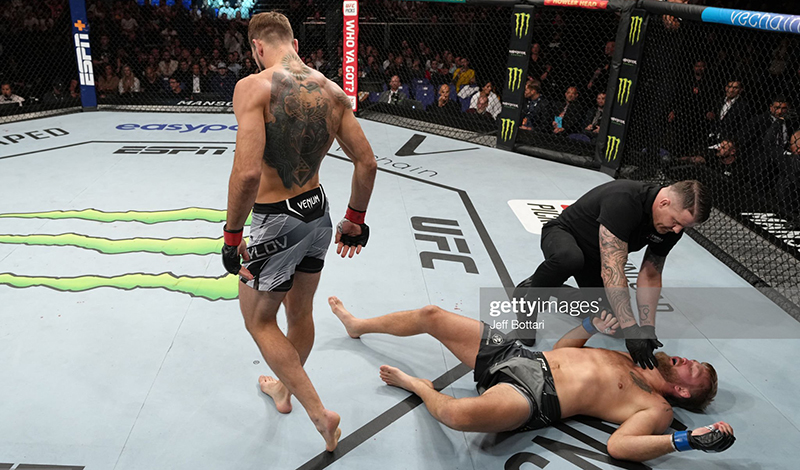 nikita kyrlov knocks out alexander gustafsson ufc london
