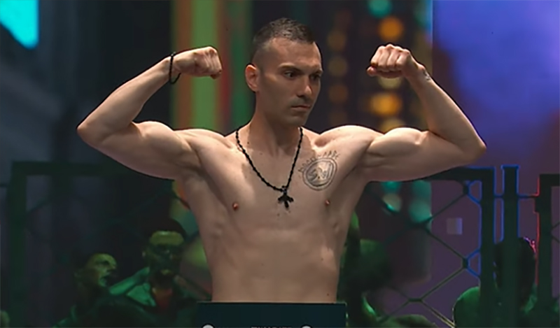 nikos gidakos kenji grillon staredown karate combat