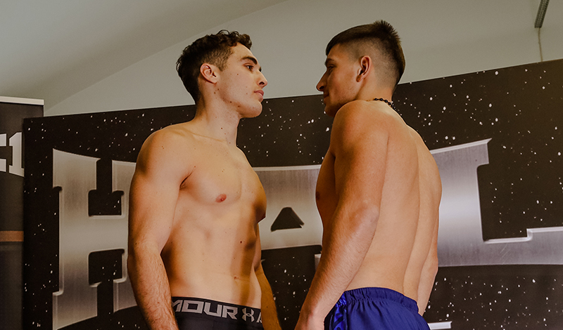 nikos tzotzos staredown me amaritei alexandru