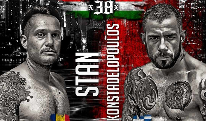 Ο Στέφανος Κωνσταντελόπουλος με τον Dorin Stan στην αφίσα του Vendetta