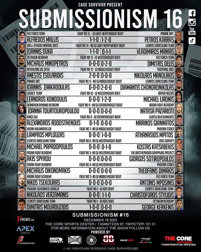 submissionism 16 karta agonon