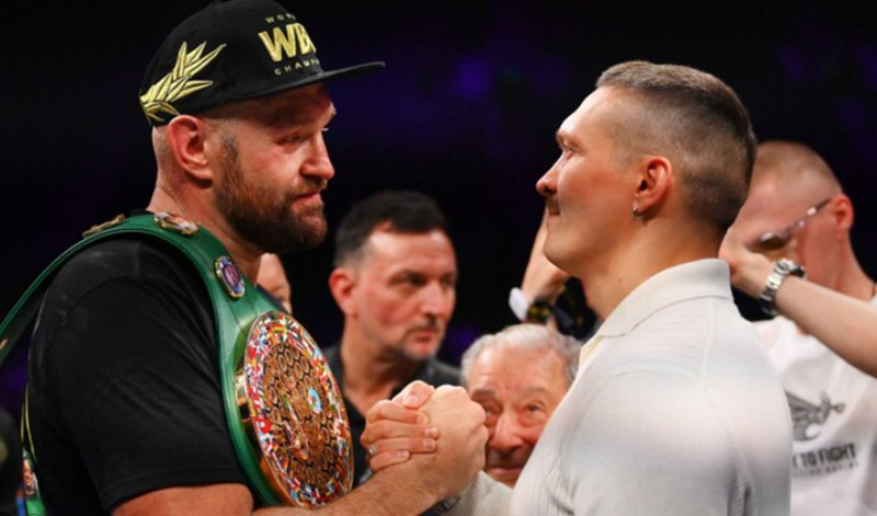 tyson fury και oleksandr usyk αντιμέτωποι ξανά 18 Μαΐου