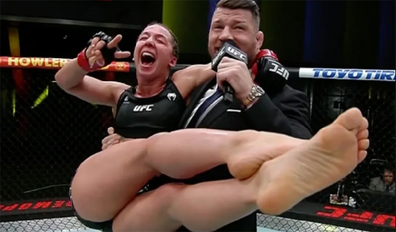 vanessa demopoulos win michael bisping