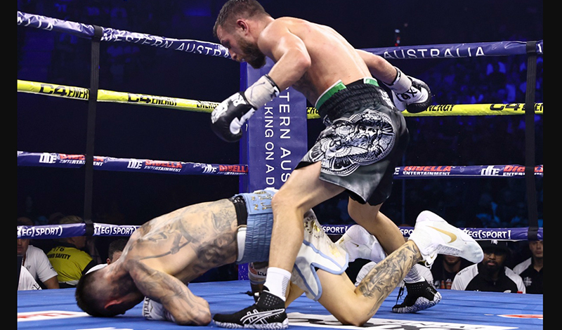 vasiliy lomachenko drops george kambosos jr