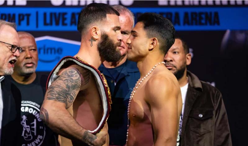 caleb plant Armando Resendiz staredown