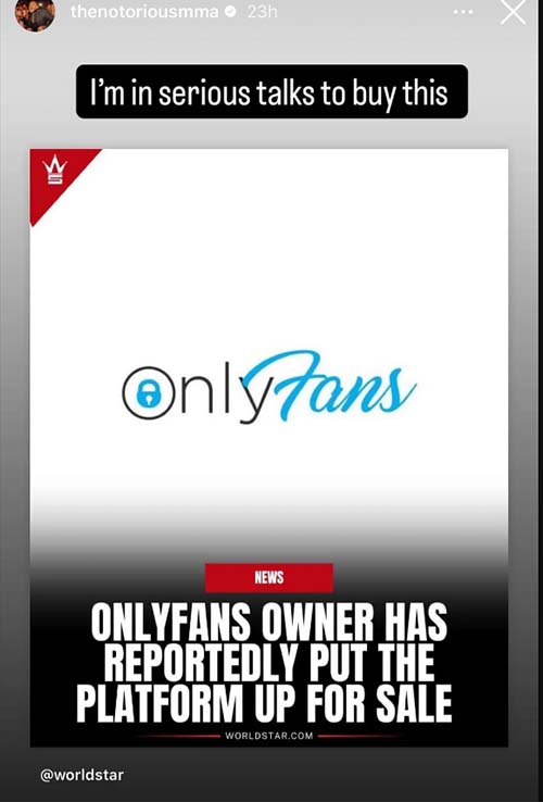 conor mcgregor onlyfans 1