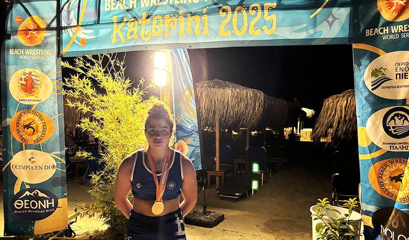 elena zaimidou beach wrestling