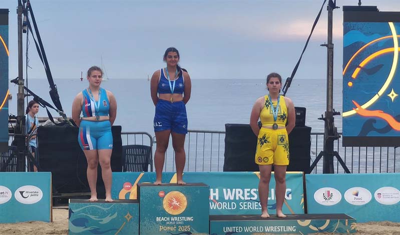 elli seitaridou beach wrestling