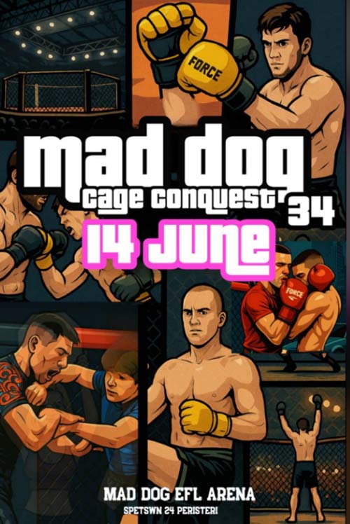 mad dog cage conquest 34 afisa edo 1