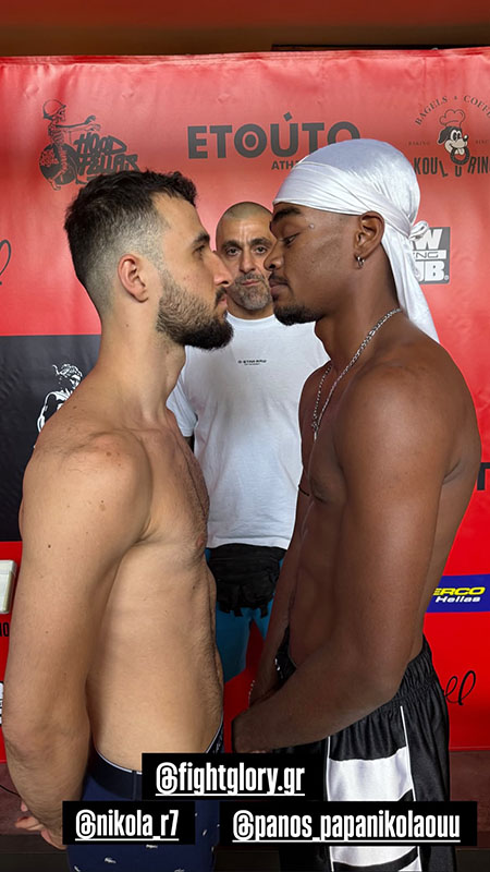 nikolas priftis fight for glory 2 dhloseis 0