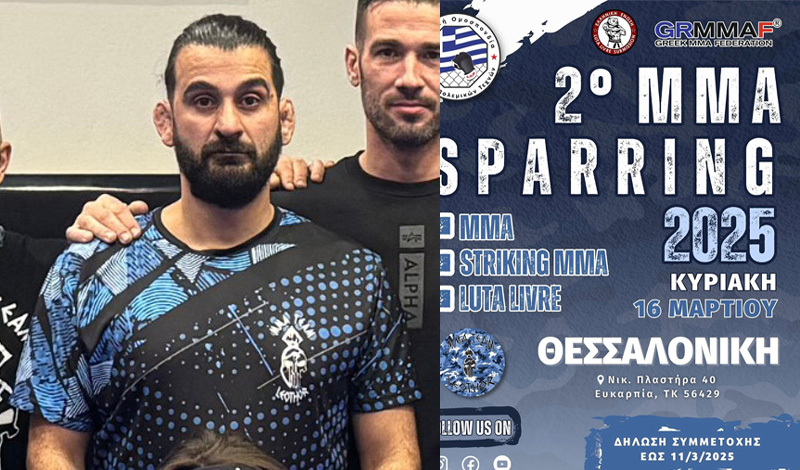 stefanos konstantinidis grmmaf 2nd mma sparring grmmaf