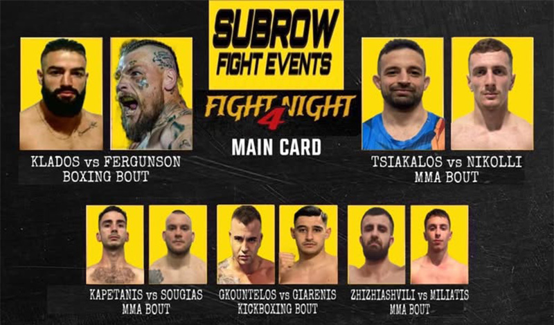 subrow fight events fight night 4