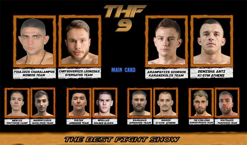 the honour of fighters 9 fightcard