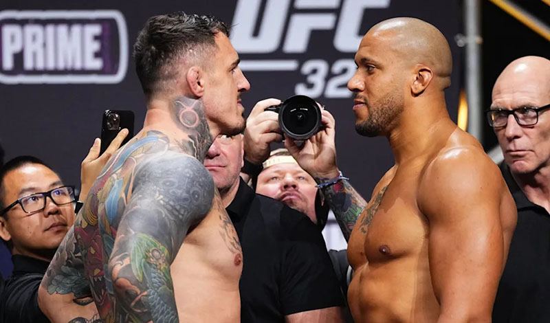 tom aspinall ciryl gane ufc 321 staredown