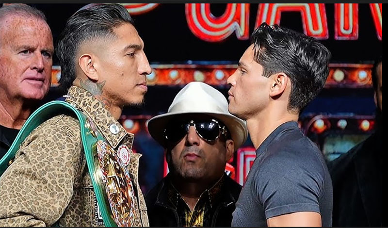 mario barrios ryan garcia face off